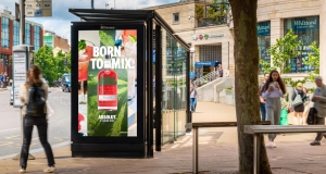 bus stop advert local business UK
