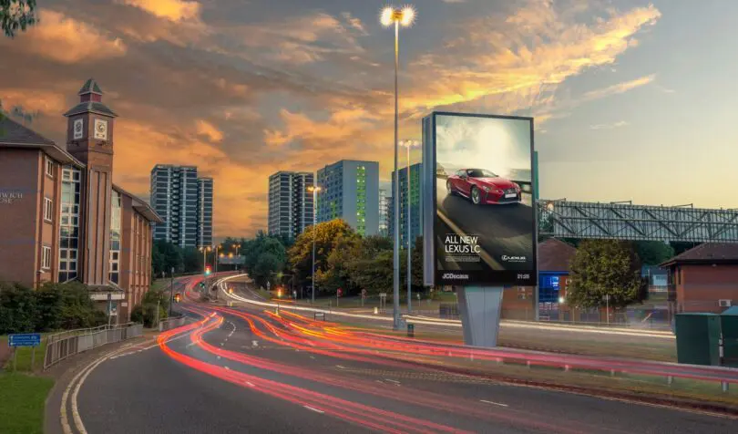 outdoor advertising UK billboard campaign