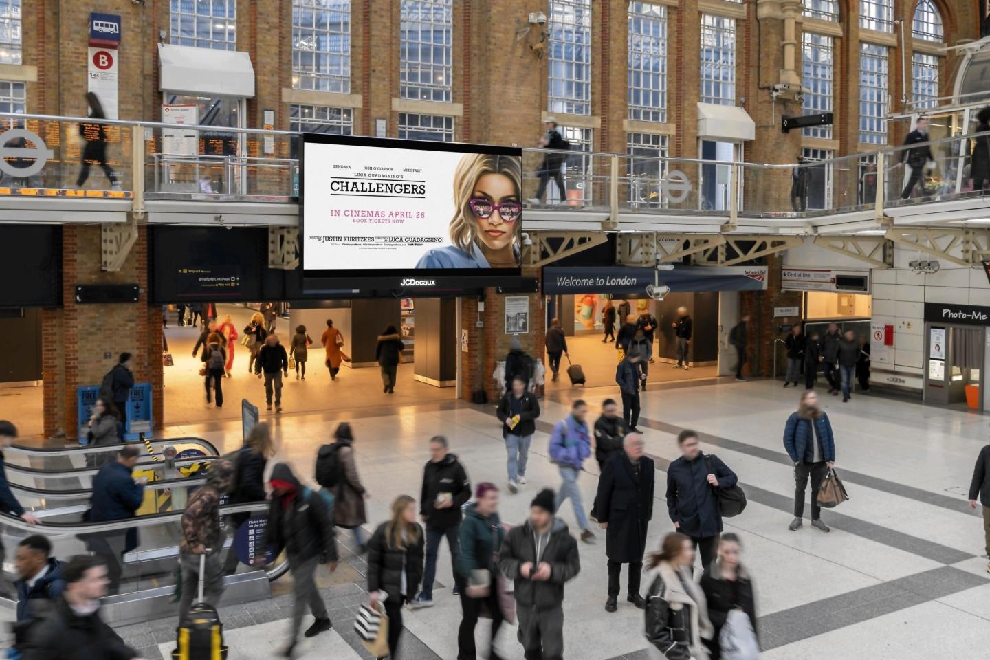 railway station poster advertising UK