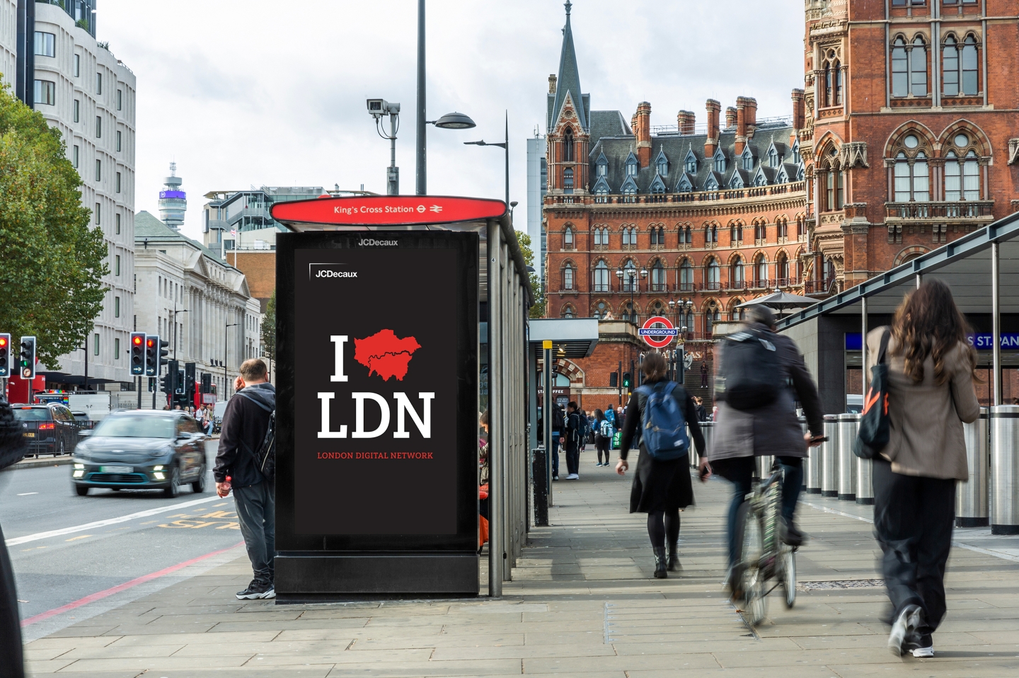 tube advertising UK